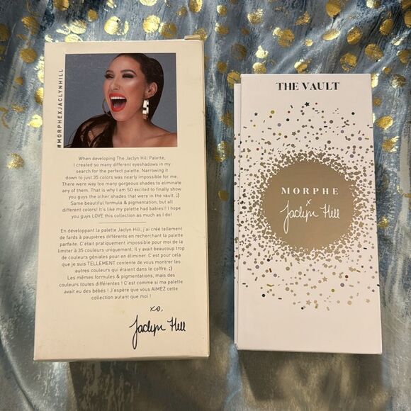 Jaclyn Hill X Morphe Eyeshadow THE VAULT Palette Set of 4 Authentic makeup - Picture 6 of 14